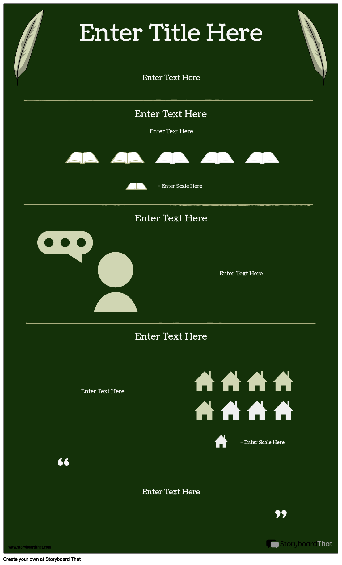 Fun Facts Infographics Template with a Green Background