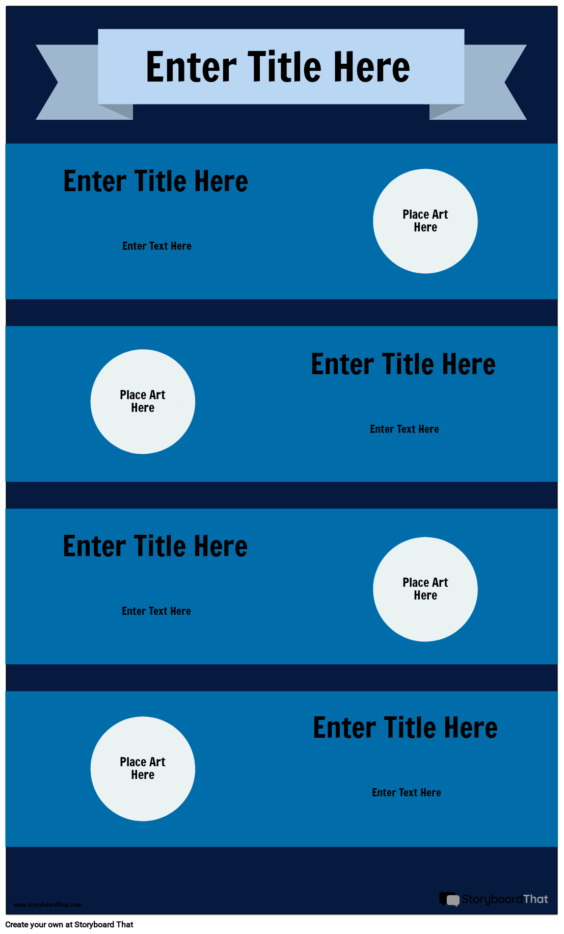 Blue Circles Based Fun Facts Infographics Template Design