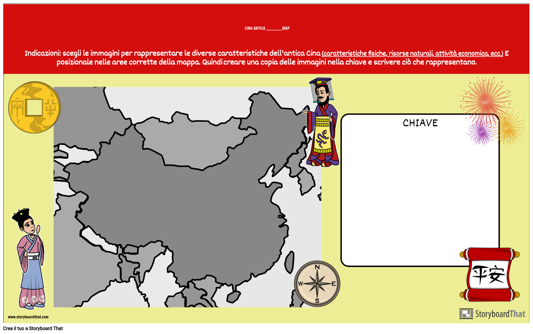 Antica Cina Crea la tua Mappa
