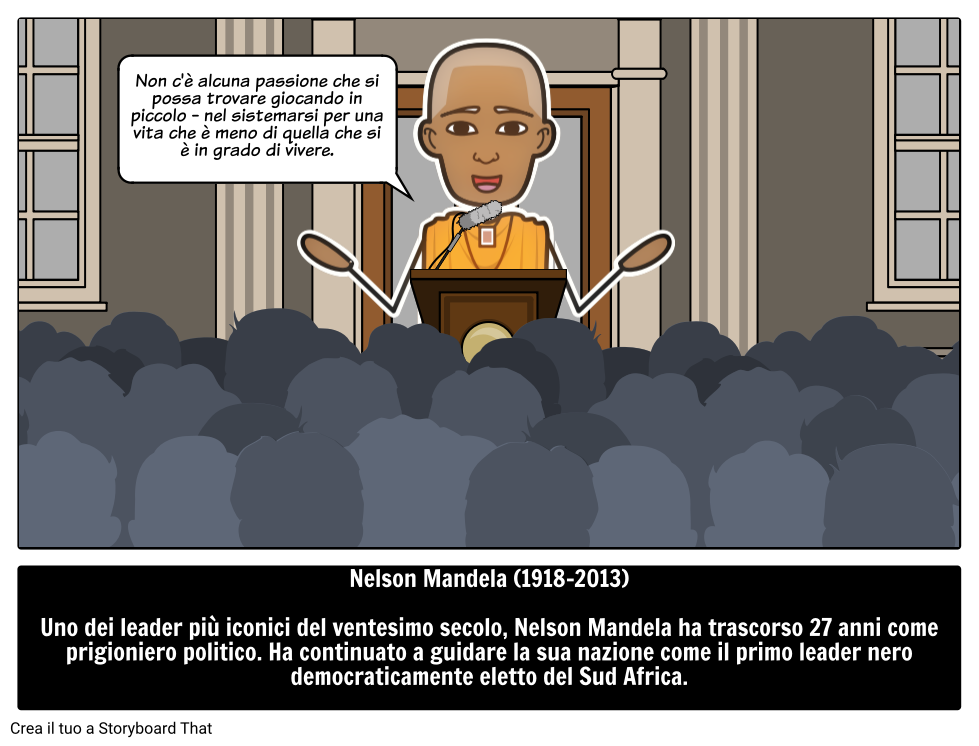 Briografia di Nelson Mandela