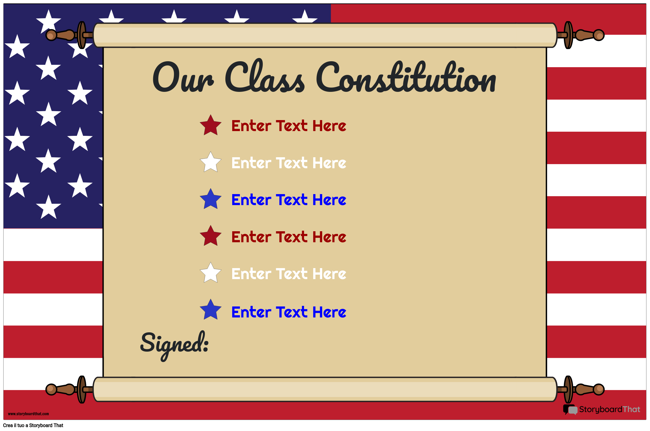Costituzione di Classe 5