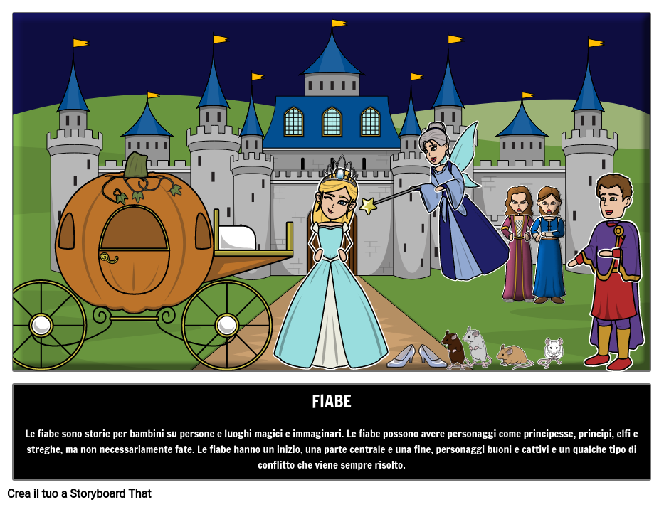 Definizione Di Fiaba Storyboard By It examples