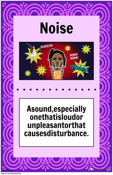Esempio di Poster di Vocabolario