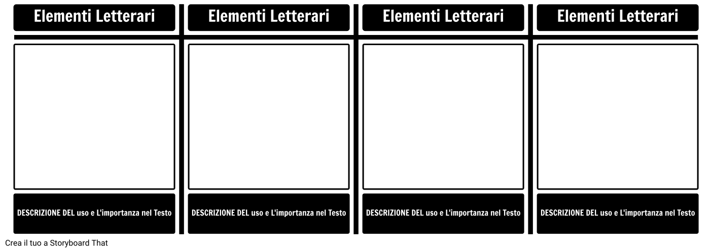 Letterario Elementi T-Grafico