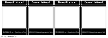 Letterario Elementi T-Grafico