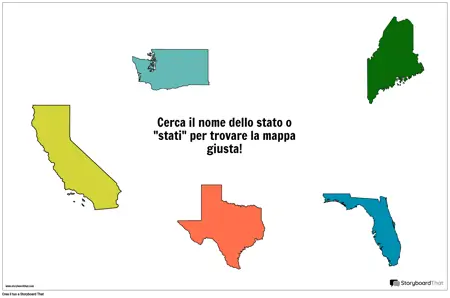 Modello di Mappa del Progetto di Stato