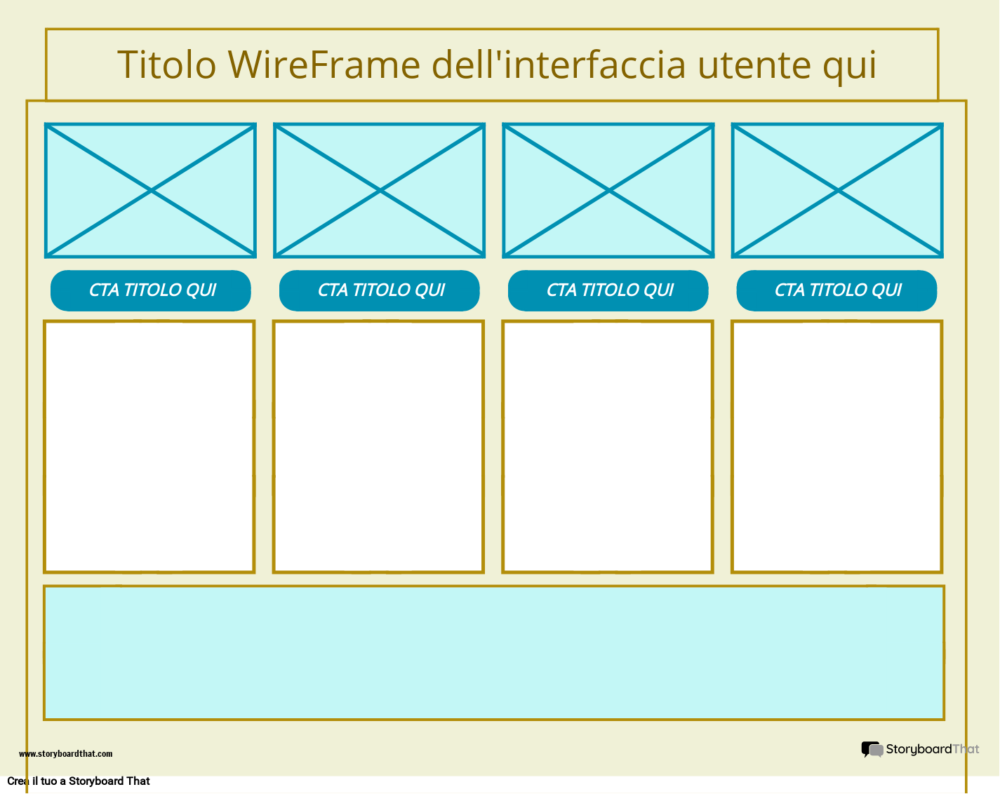 Modello WireFrame Dell'interfaccia Utente Aziendale 4