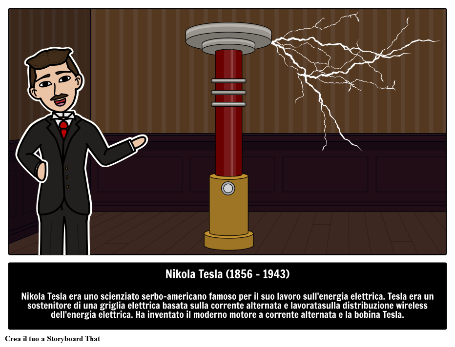 Nikola Tesla: Scienziato Serbo-americano 