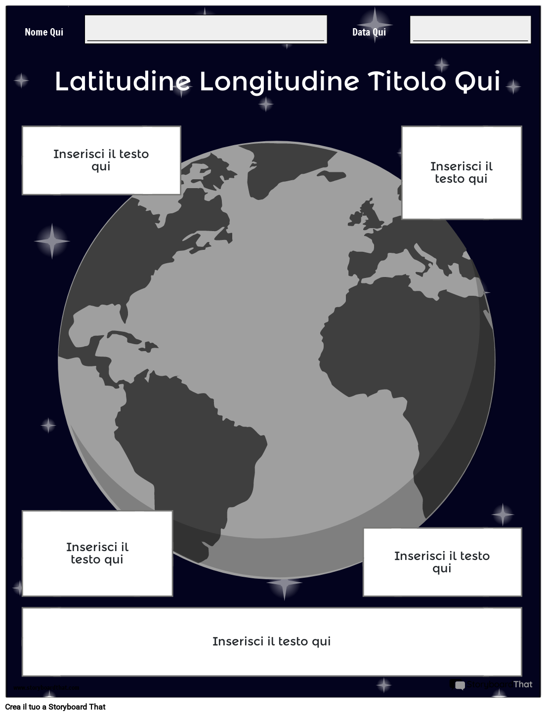 Nuovo modello Crea latitudine e longitudine pagina 3 (bianco e nero)