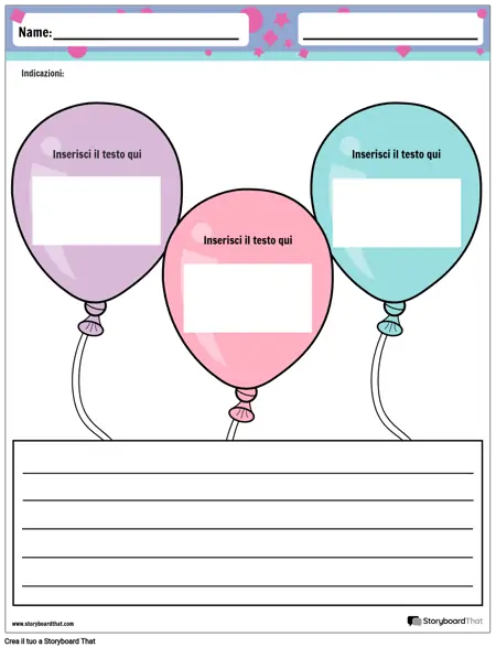 Palloncino Organizzatore Grafico