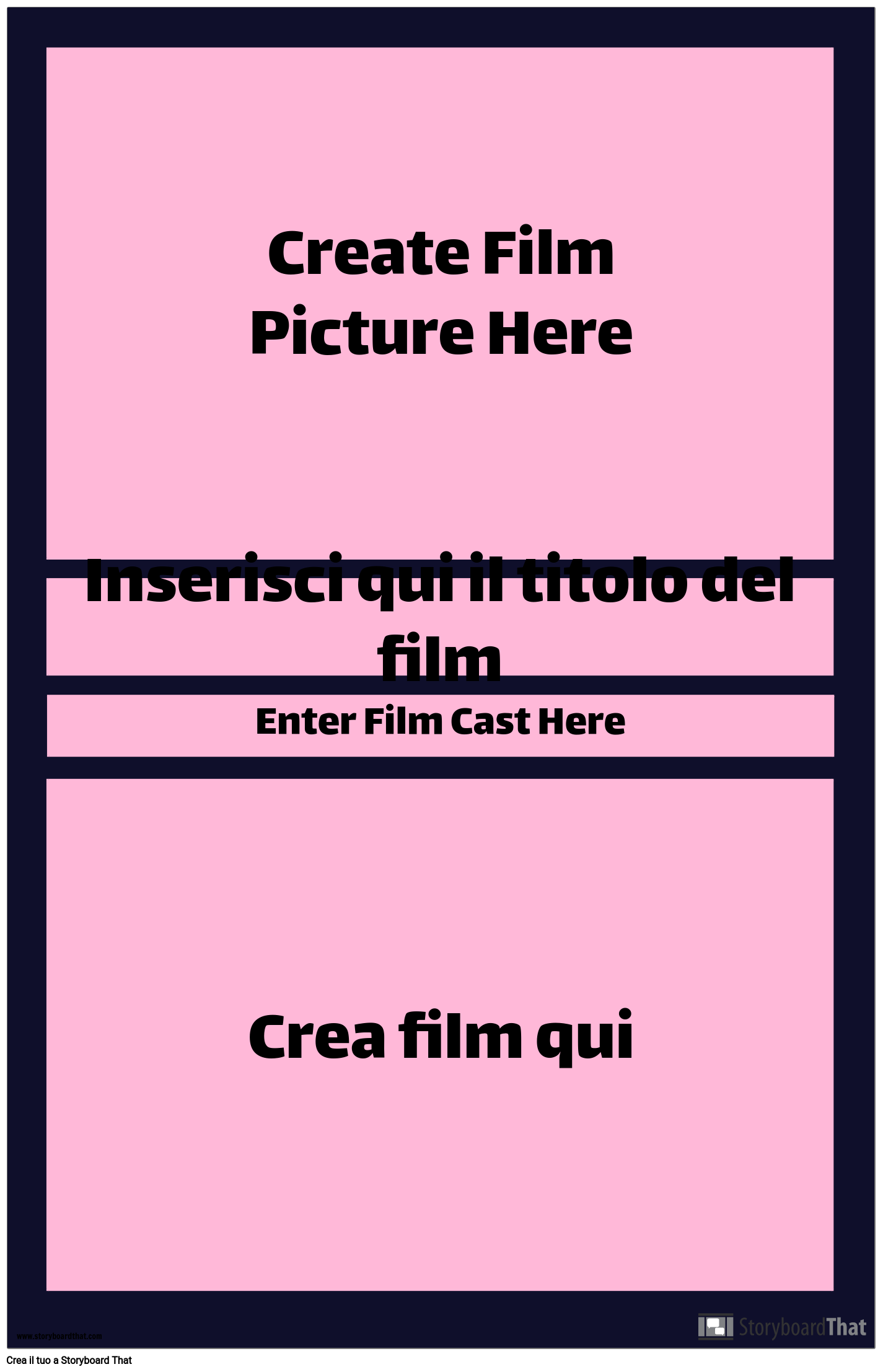 Poster del Film 2 Storyboard by it-examples