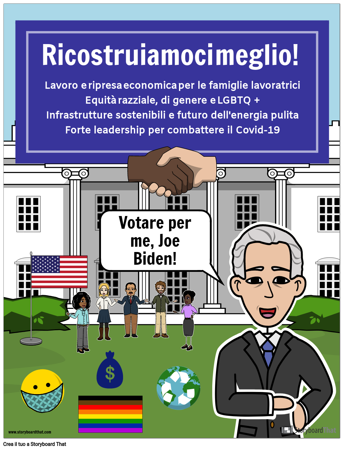 Poster Della Campagna per Joe Biden