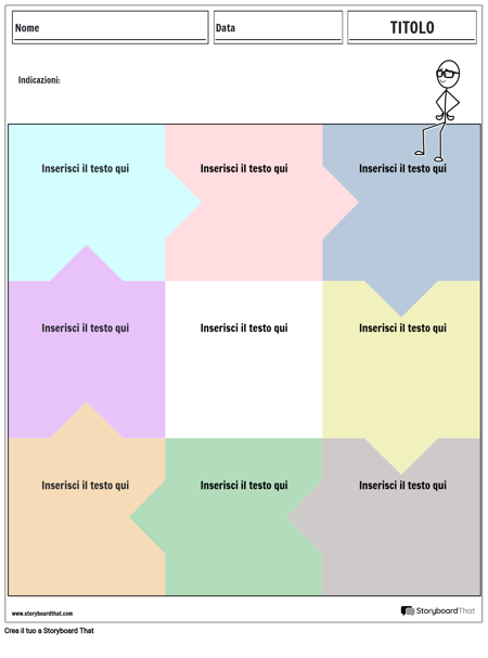 Puzzle Organizzatore Grafico