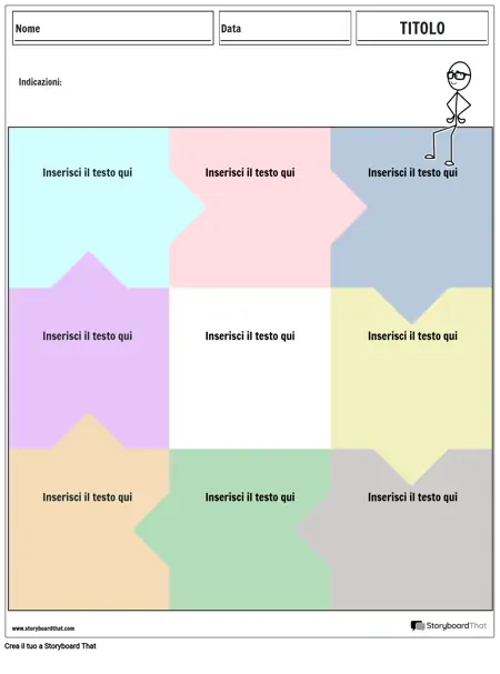 Puzzle Organizzatore Grafico