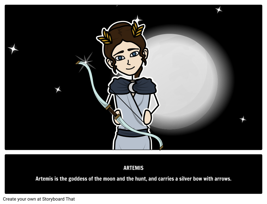 Artemis: Goddess of the Hunt Storyboard