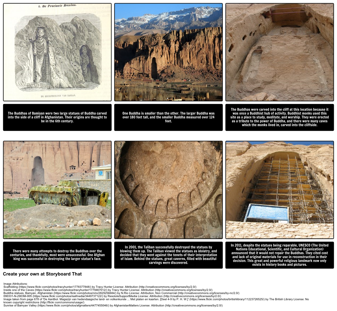 Connecting with the Theme of "Ozymandias": The Bamiyan Buddhas