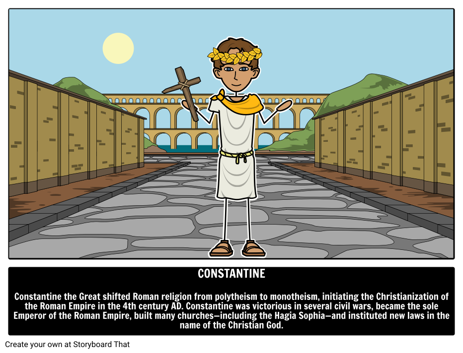 Constantine Biography Storyboard