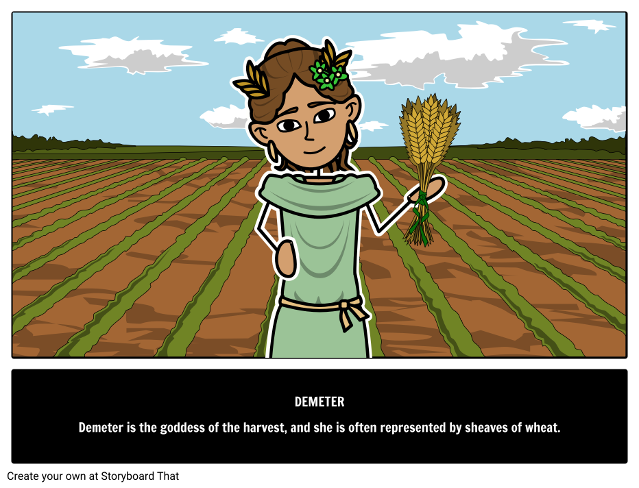 Greek Goddess Demeter Storyboard