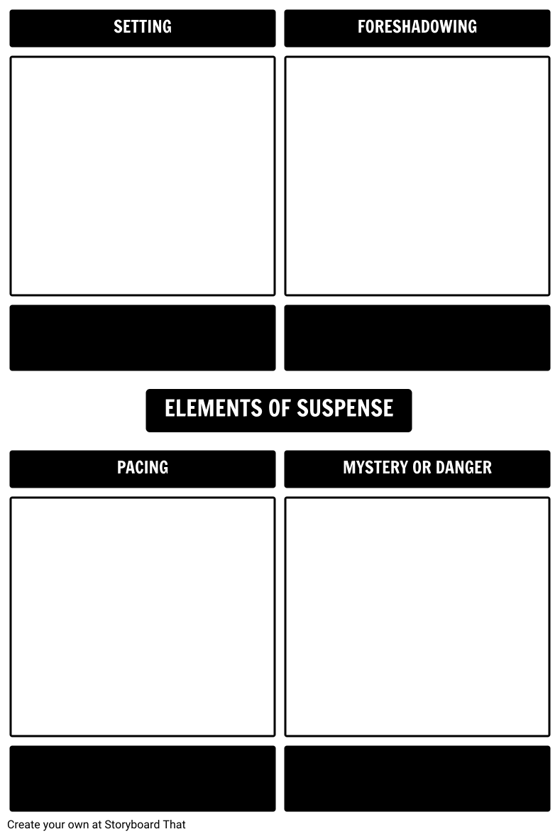 Elements of Suspense Template