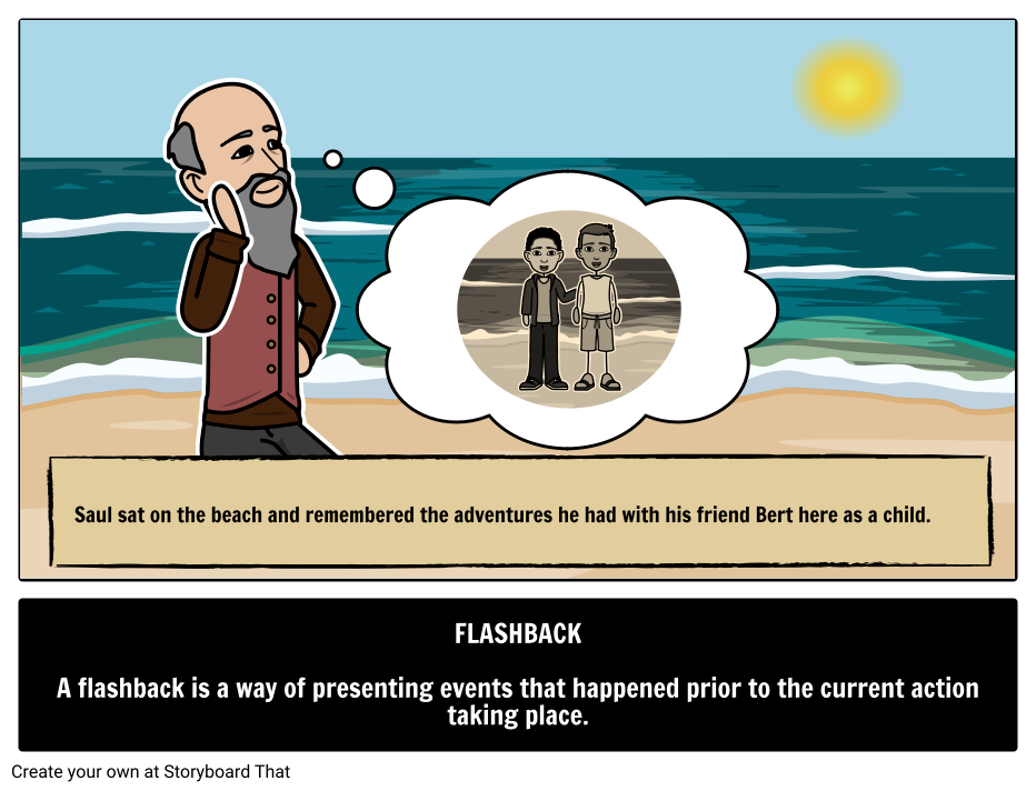 Definition of Flashback Storyboard