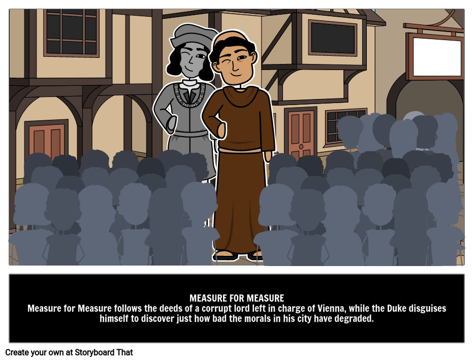 Measure for Measure Shakespeare Play Storyboard