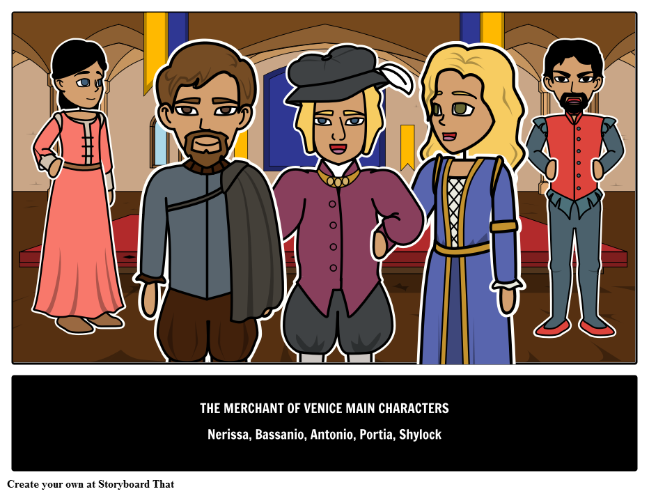 Merchant of Venice Main Characters