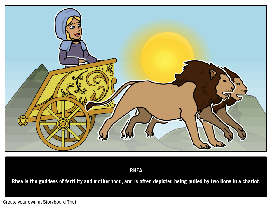 Rhea: Greek goddess of fertility and motherhood