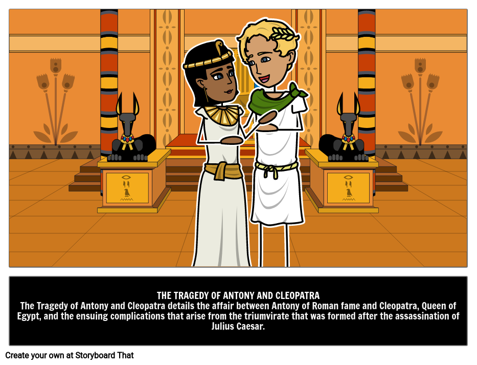 The Story of Antony and Cleopatra Storyboard