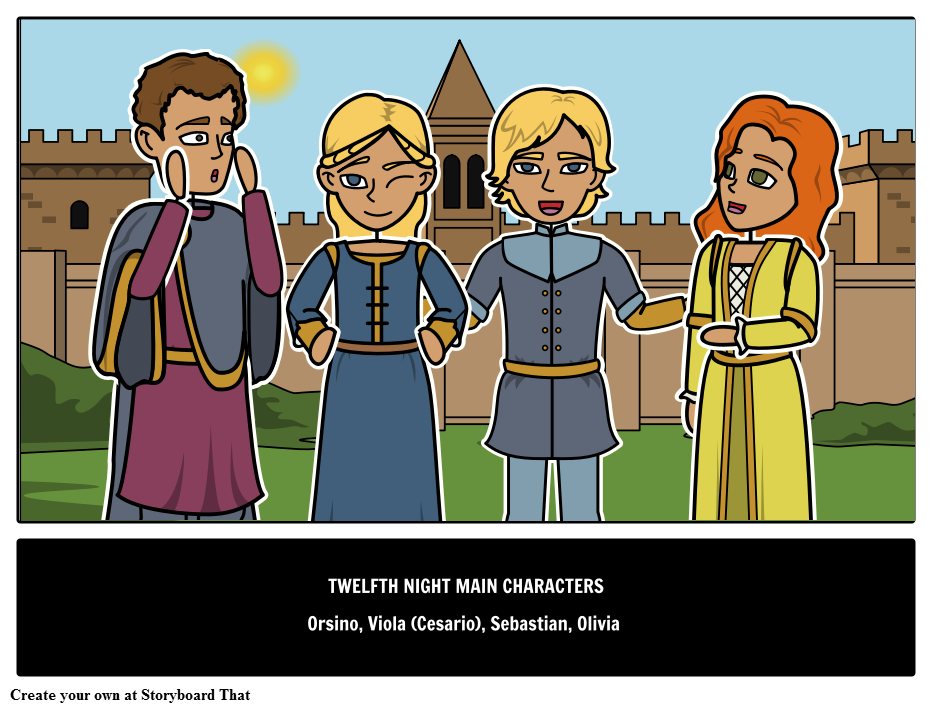 Twelfth Night Main Characters