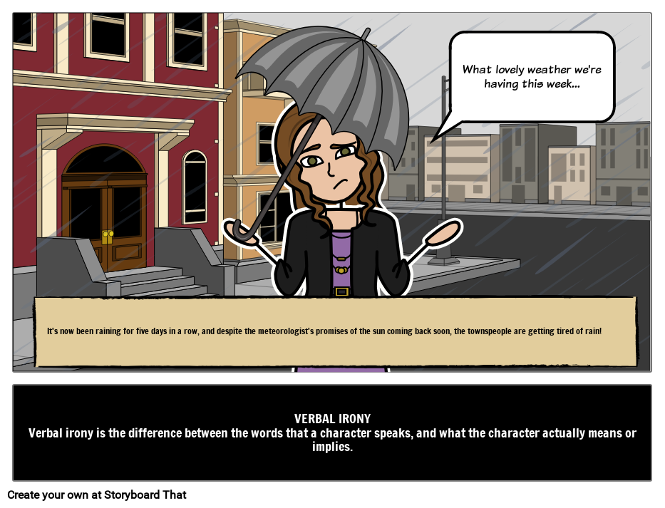 Verbal Irony Meaning Usage In Literature