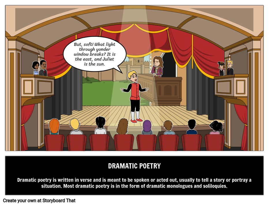 Dramatic Poetry Literary Genre With Examples