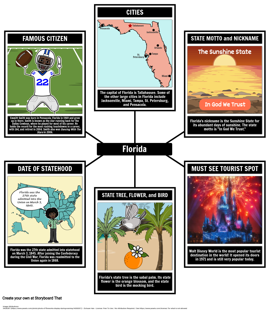 Facts About Florida Spider Map