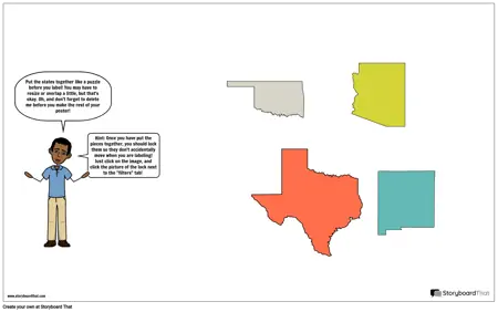 Southwest Map Template