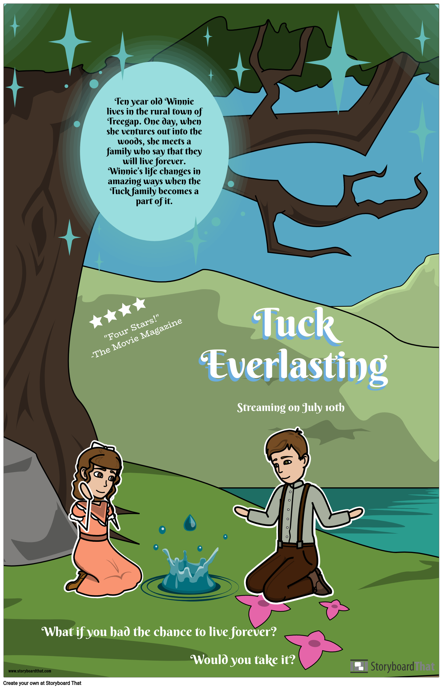 Movie Poster Activity For Tuck Everlasting