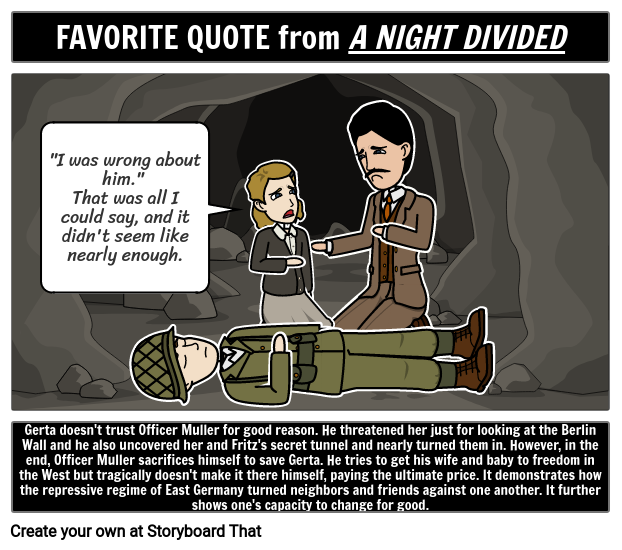 A Night Divided Quote