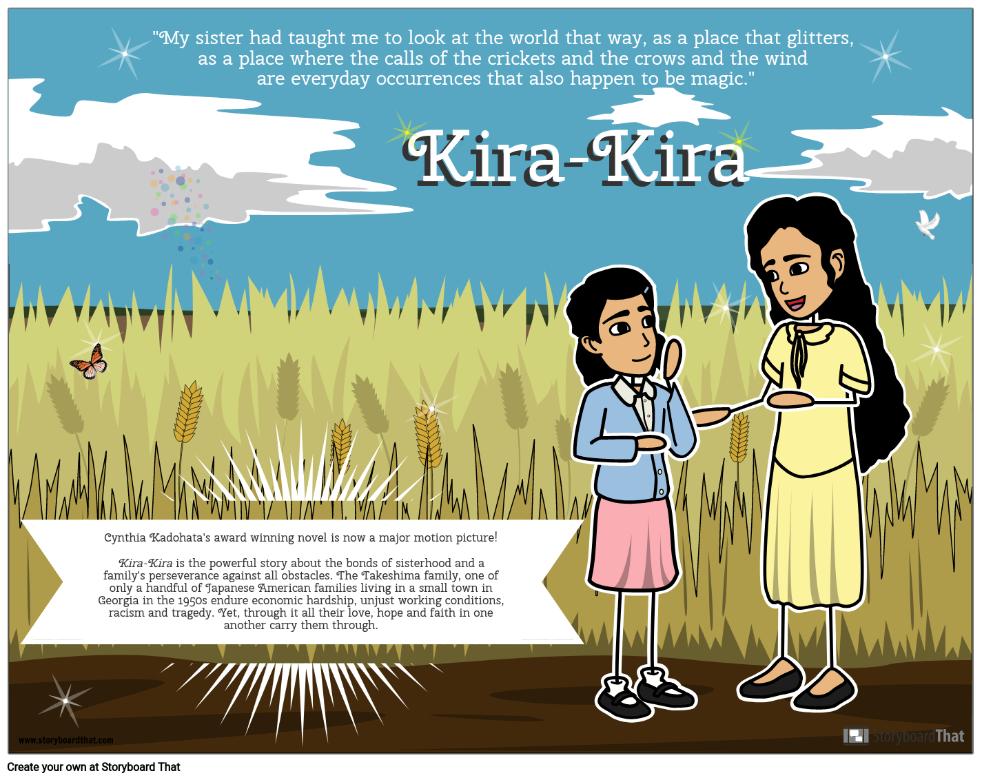 Movie Poster of Kira-Kira Storyboard