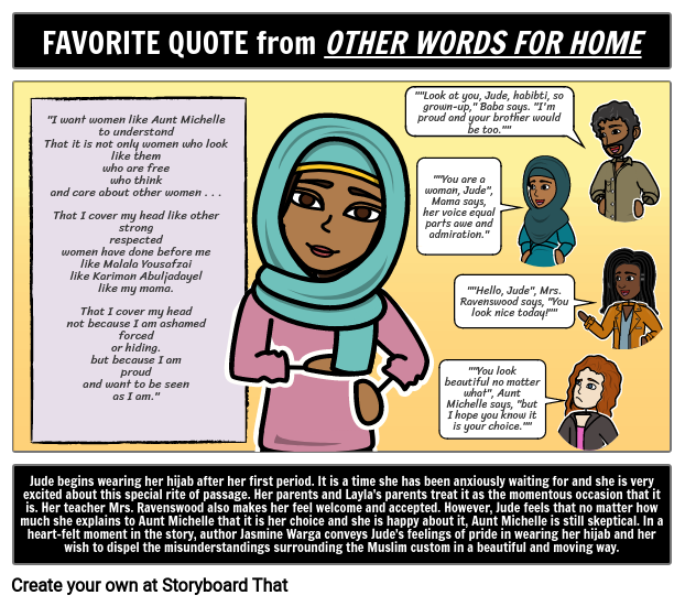 Other Words For Home Book Quote Connection Activity