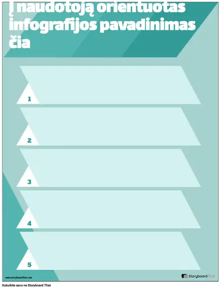 Į Įmonės Naudotoją Orientuotas Infografinis Šablonas 3