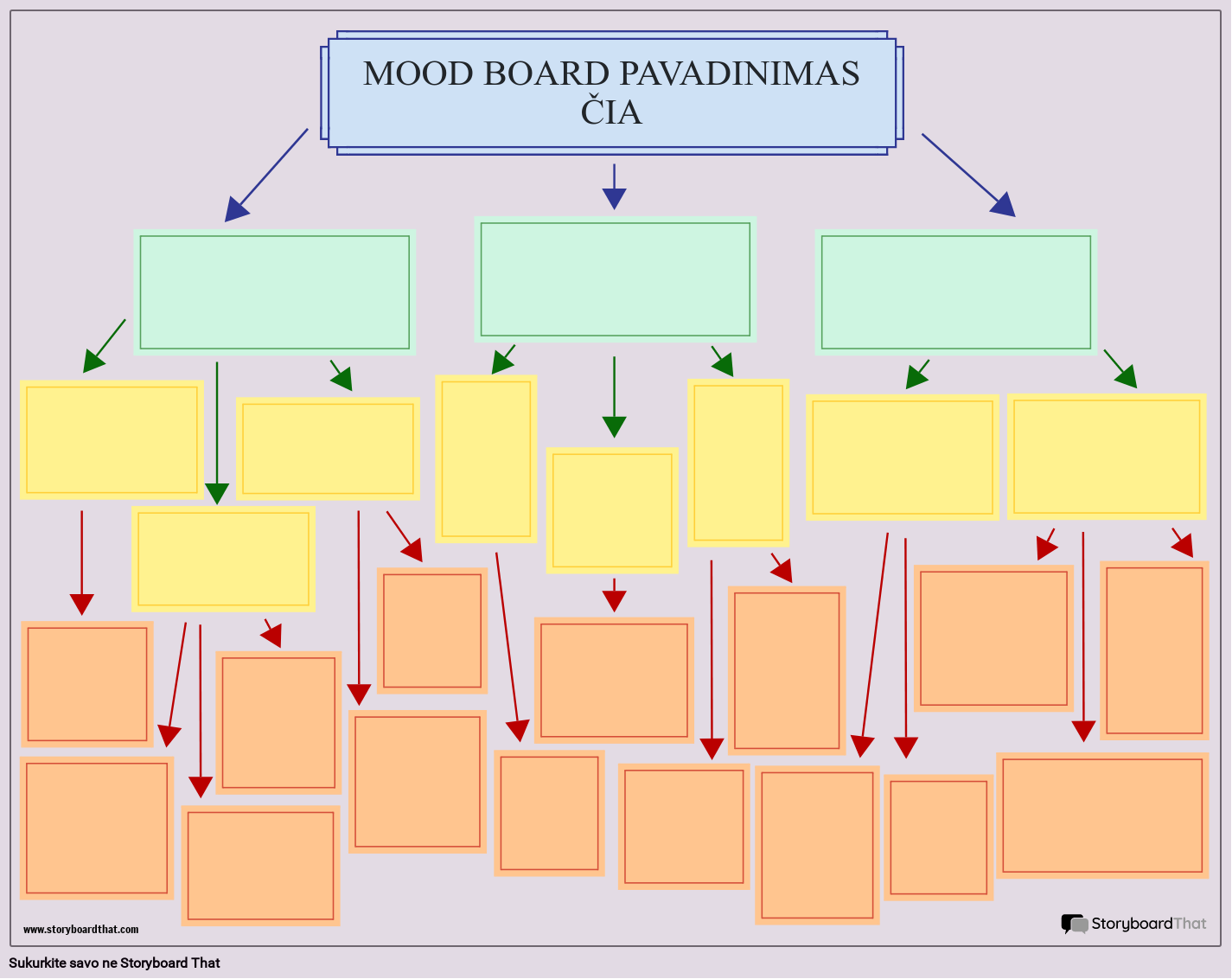 „Corporate Mood Board“ Šablonas 3