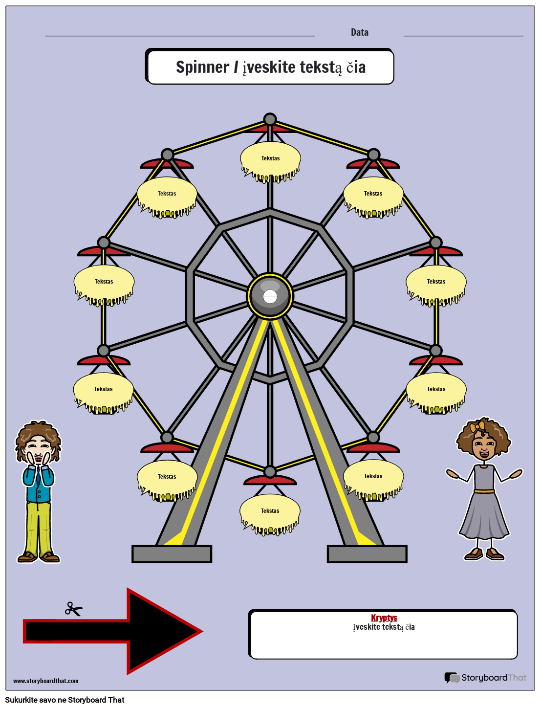 „Ferris Wheel“ Pasirinkimo Lenta