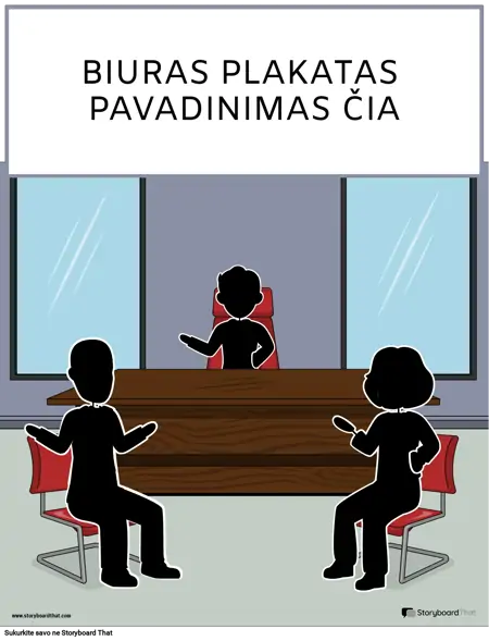 Įmonės Biuro Plakato Šablonas 1