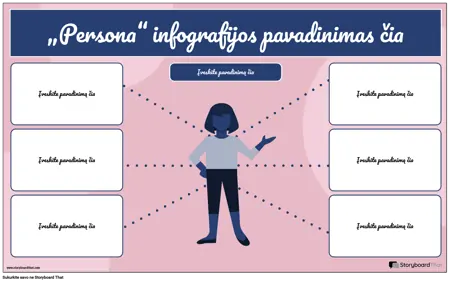 1 Įmonės Personos Infografinis Šablonas