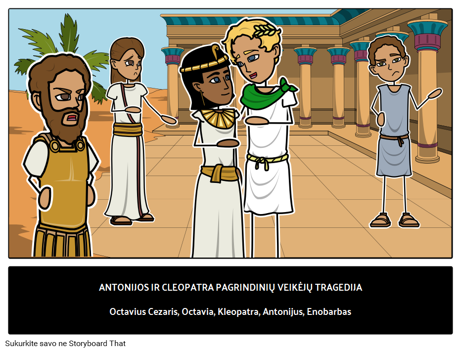 Antano ir Kleopatros Pagrindinių Veikėjų Tragedija