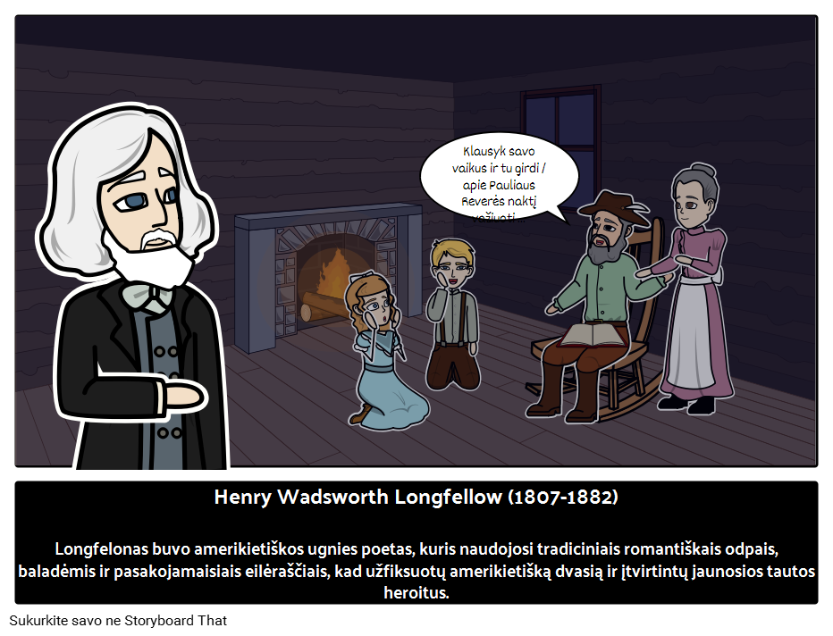 Amerikiečių Poetas: Henry Wadsworth Longfellow 