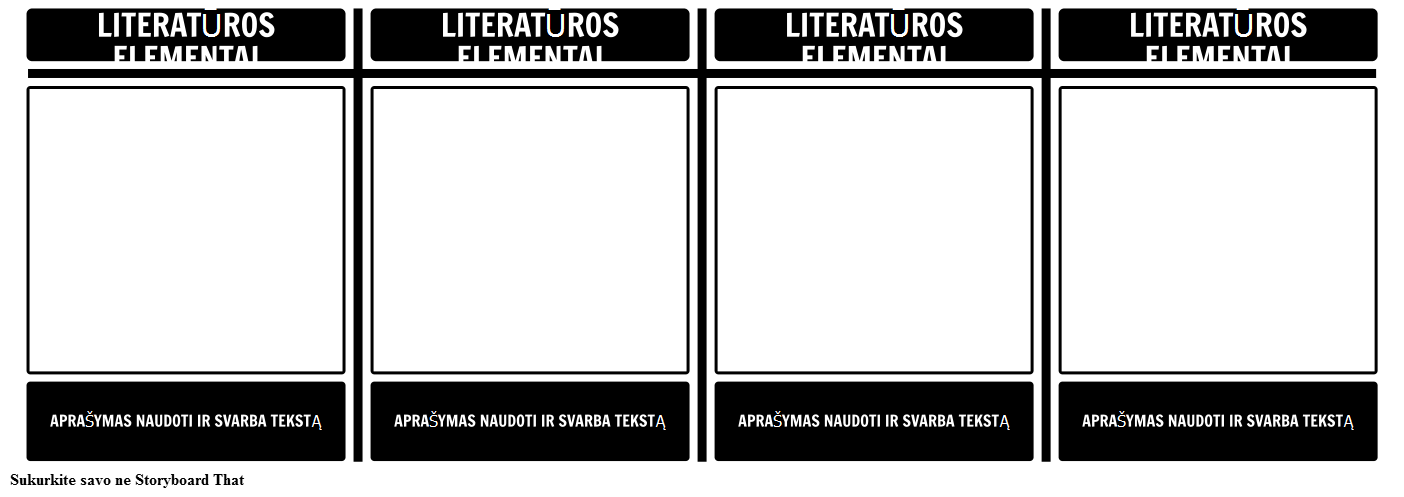 Literatūros Elementai, T-diagrama