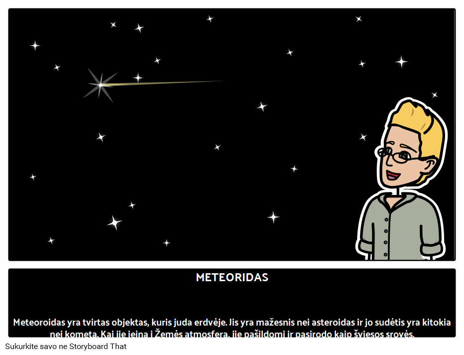 Kas yra Meteoroidas? 