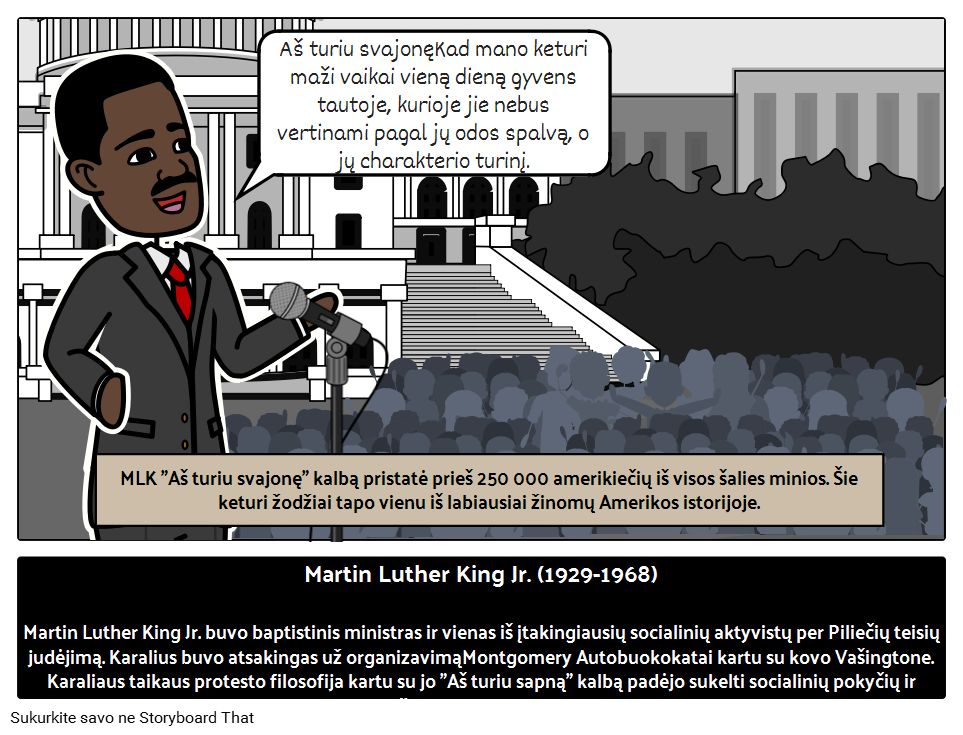 Pilietinių Teisių Lyderis dr. Martinas Liuteris Kingas, Jaunesnysis. 