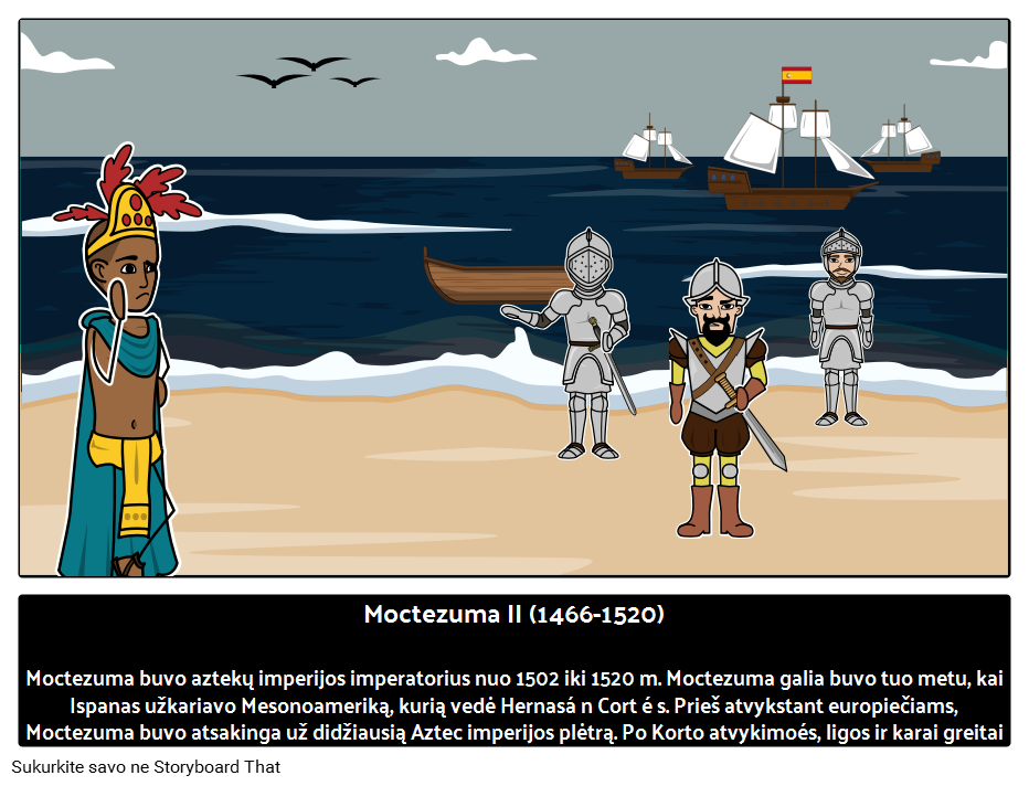 Moctezuma II Arba Montezuma II – Actekų Imperijos Valdovas 