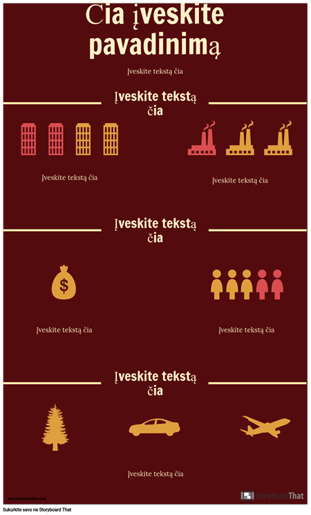 Mokslo Infografijos Šablonas