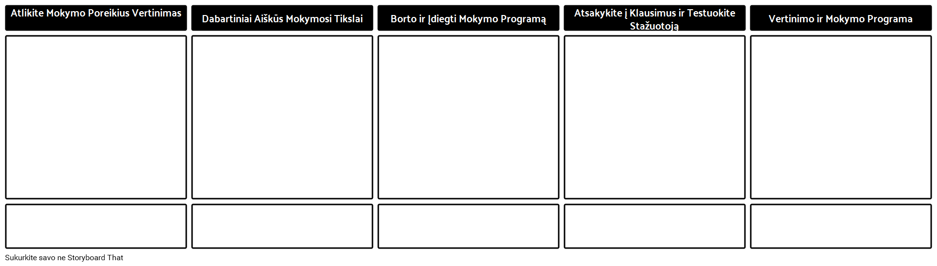 Mokymo Programos Šablonas